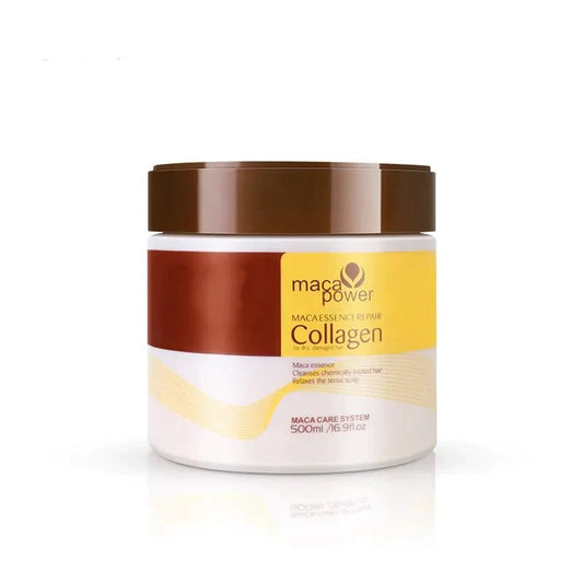 maca power Masque Capillaire Au Collagène - SKY GOLD COSMETIC maca power Masque Capillaire Au CollagèneSKY GOLD COSMETIC SKY GOLD COSMETIC maca power Masque Capillaire Au Collagène